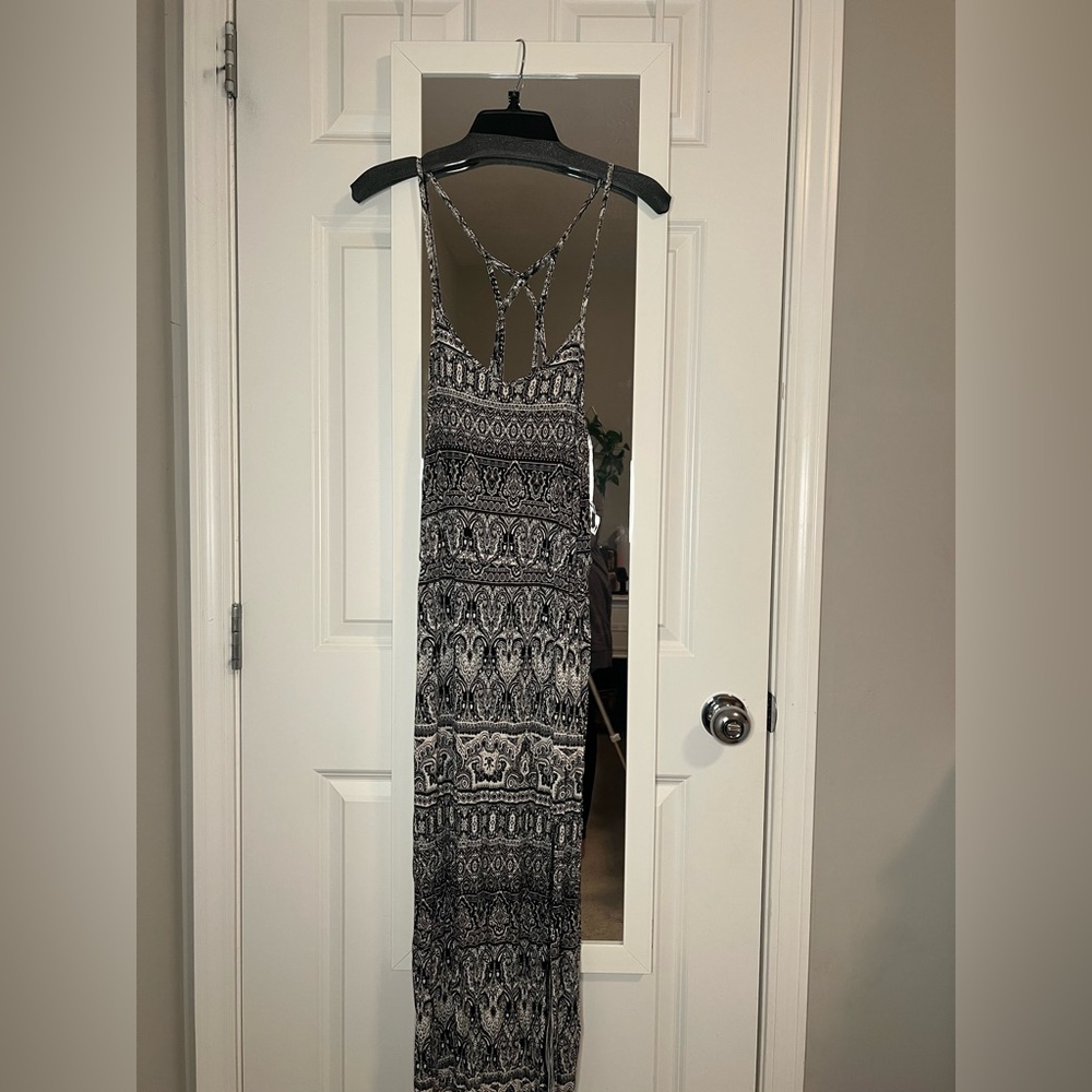 Black and White Maxi Dress